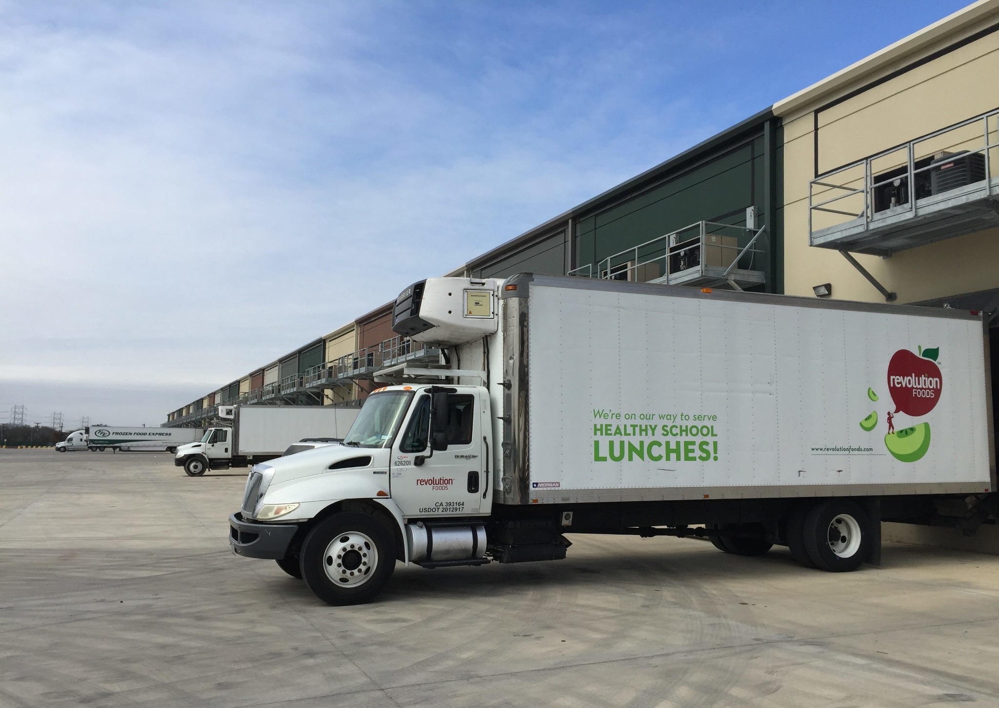 Truck at SAWPM loading docks